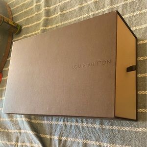 Authentic Louis Vuitton box with receipt and receipt holder